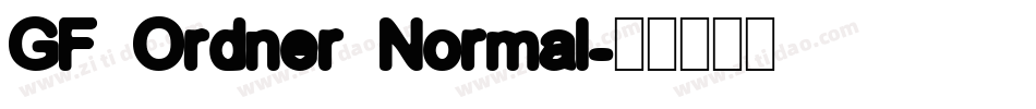 GF Ordner Normal字体转换